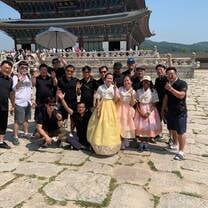 CRCC Asia Interns at Temple in Seoul