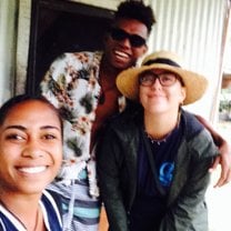 My big brother and sister and I on another island 