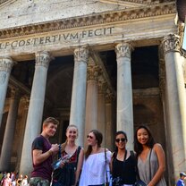 Pantheon in Rome Abbey Road High School Western Civ History Abroad