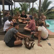 As we waited to leave for the airport, my group hung out one more time. As Kelley played guitar, we realized that the connections in this group were true and for life.  
