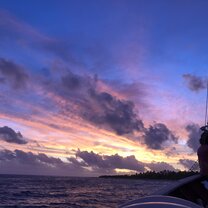 The sunrise over Orona sunrise