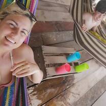 Me & my son enjoying spare relaxing time in the beach house