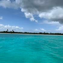 The incredibly beautiful ocean that surrounds the Dominican Republic. 