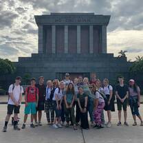 Ho Chi Minh's Mausoleum in Hanoi 