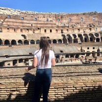 View of Colosseum in Rome