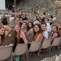 Outdoor movie Abbey Road High School Summer Study Program in France