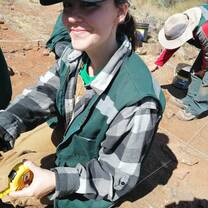 Creating a grid to prepare for the archaeological excavation of a Wari ruin site