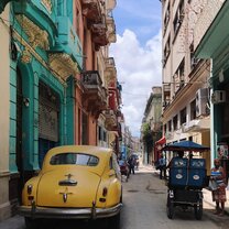 Exploring the streets of Havana.