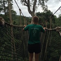 Kakum National Park on the weekend trip George at Kakum National Park