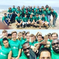 Projects abroad volunteers at Cape Coast Castle