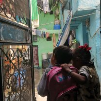 Waiting for mum!  Waiting for mum!