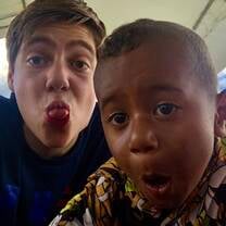 While in the Nausori Highland, I met this little boy named Tatchi and while there I became very close to him and created a tight bond