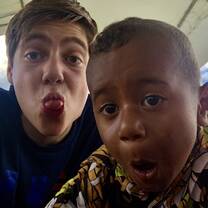 While in the Nausori Highland, I met this little boy named Tatchi and while there I became very close to him and created a tight bond