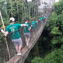 This was taken on one of our cultural activities. We went to Kankum National Park and got to see the rainforest. 