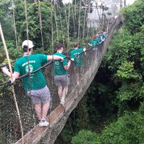 This was taken on one of our cultural activities. We went to Kankum National Park and got to see the rainforest.