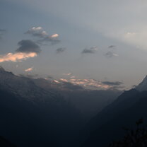 Fishtail montain The View from de lodges