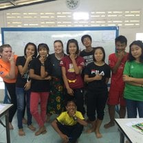 one of the smaller classes we taught 