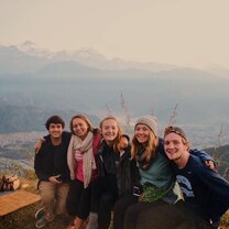 Friends in Pokhara