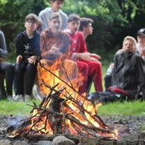 Camp fire night is an important part of World Camp UK