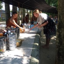 Food to the temple