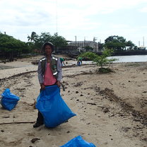 Beach Cleaning- a lot of litter but if we can encourage and promote recycling through our deeds and through education. 