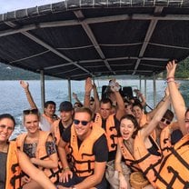 Group on the way to Khao Sok