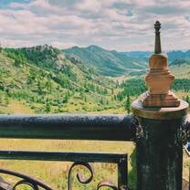 The view in the countryside 