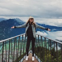 Standing above Interlaken, Switzerland!