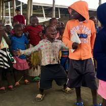Young children in refugee camps