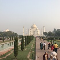 The Taj Mahal The Taj Mahal at dawn