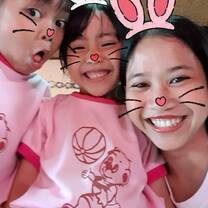 Selfie time with the children! They sure do love taking photos, especially those with filters!/