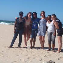 myTEFL interns on the beach.