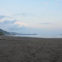 Beach landscape in Costa Rica