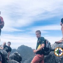 Hiking up Table Mountain!