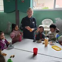 We had varied assignments within Sagrada Familia; Help with Daycare, Assist with teaching, Assist with athletic programs etc, etc