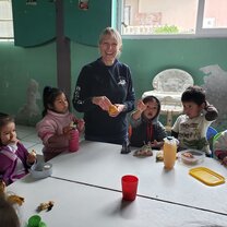 The daycare work was so rewarding We had varied assignments within Sagrada Familia; Help with Daycare, Assist with teaching, Assist with athletic programs etc, etc