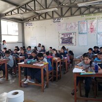 Helping teach English in the 6th grade classroom was the best !  We had varied assignments within Sagrada Familia; Help with Daycare, Assist with teaching, Assist with athletic programs etc, etc