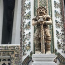 Sculpture of a Guard at The Grand Palace