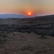 Sunset over Pullen Farm (photo by Andrew Magel)