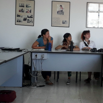 Participants attending a lecture