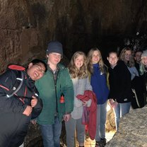 Picture of group at night in Dublin