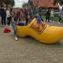 Big yellow clogs 