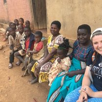 Me with the village! 