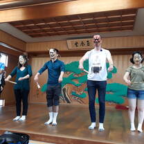 Trying Noh Theater in Kumamoto