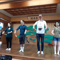 Trying Noh Theater in Kumamoto