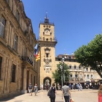 The town square. Always populated no matter what time of day 