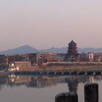 Waterside view in China