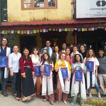 Award ceremony after completing the Tibetan mutual learning partner program 