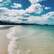 A glimpse of the Whitsunday Islands 