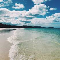 A glimpse of the Whitsunday Islands 